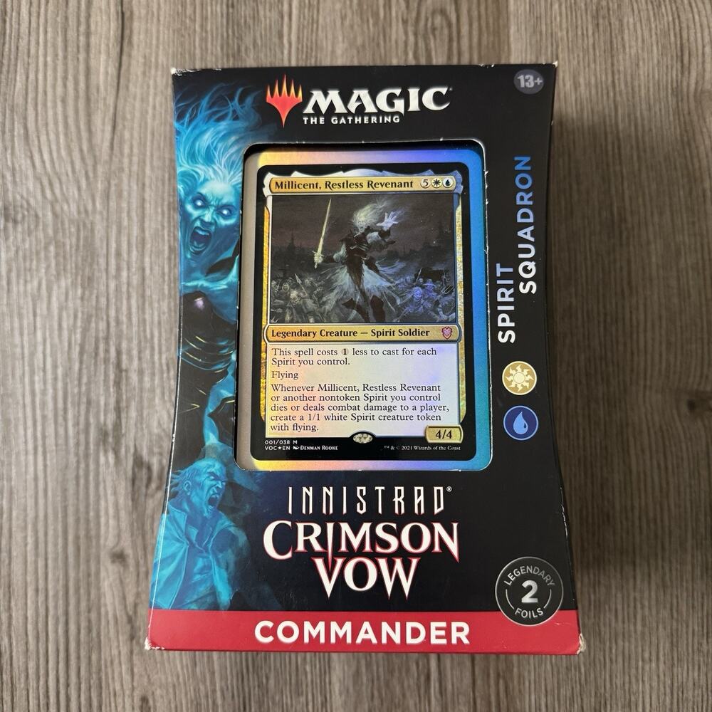 Magic The Gathering Innistrad Crimson Vow Spirit Squadron Commander Deck Sealed
